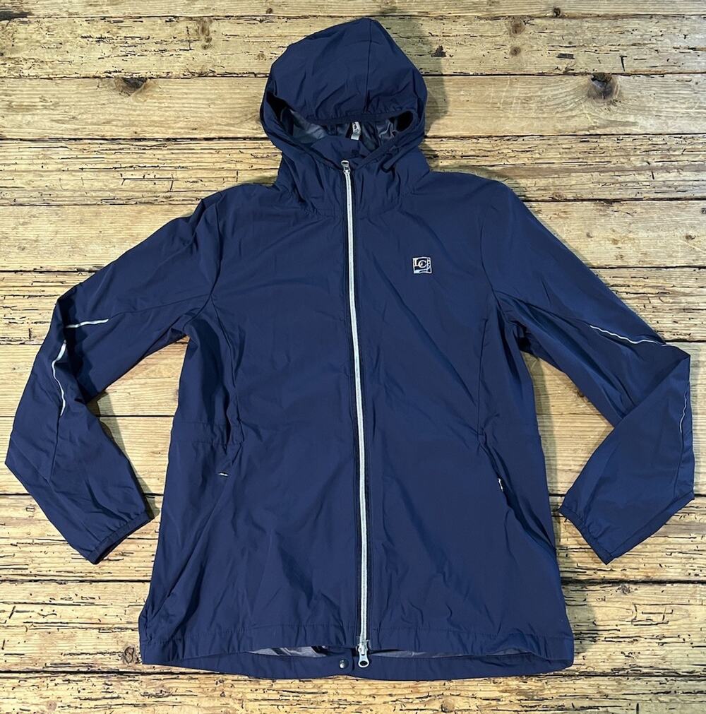 Sunice Women’s Size M Navy Hooded Full Zip Windbreaker Jacket